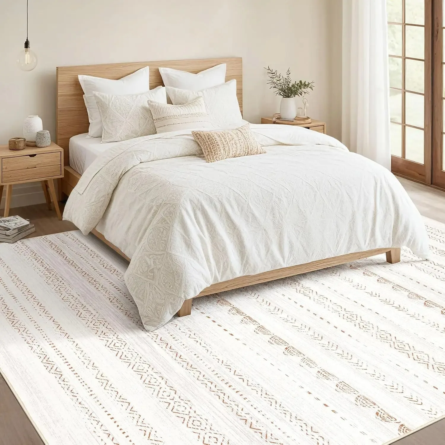 VIKAMA Minimalist Striped Loop-Pile Carpet - Simple Modern Large Area Rug for Bedroom & Living Room, Durable Non-Slip Home Decor
VIKAMA Minimalist Striped Loop-Pile Carpet - Simple Modern Large Area Rug for Bedroom & Living Room, Durable Non-Slip Home Decor