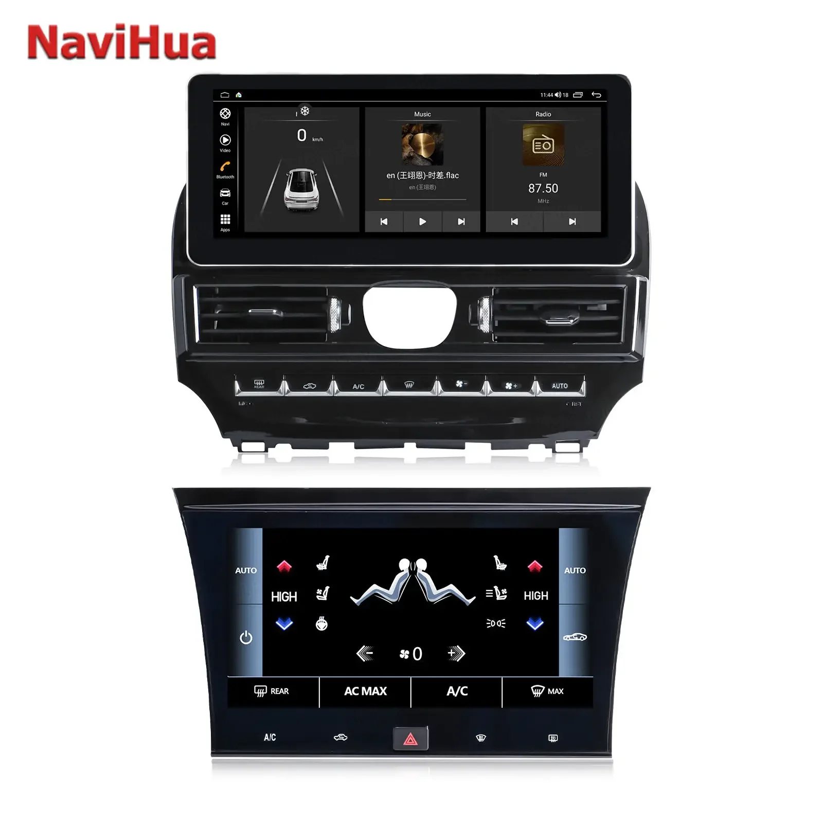 Автомагнитола Navihua 12.3 дюйма на Android с 9.66-дюймовой панелью управления климат-контролем для Chrysler 300C 2011-2023, GPS-навигатор
Автомагнитола Navihua 12.3 дюйма на Android с 9.66-дюймовой панелью управления климат-контролем для Chrysler 300C 2011-2023, GPS-навигатор