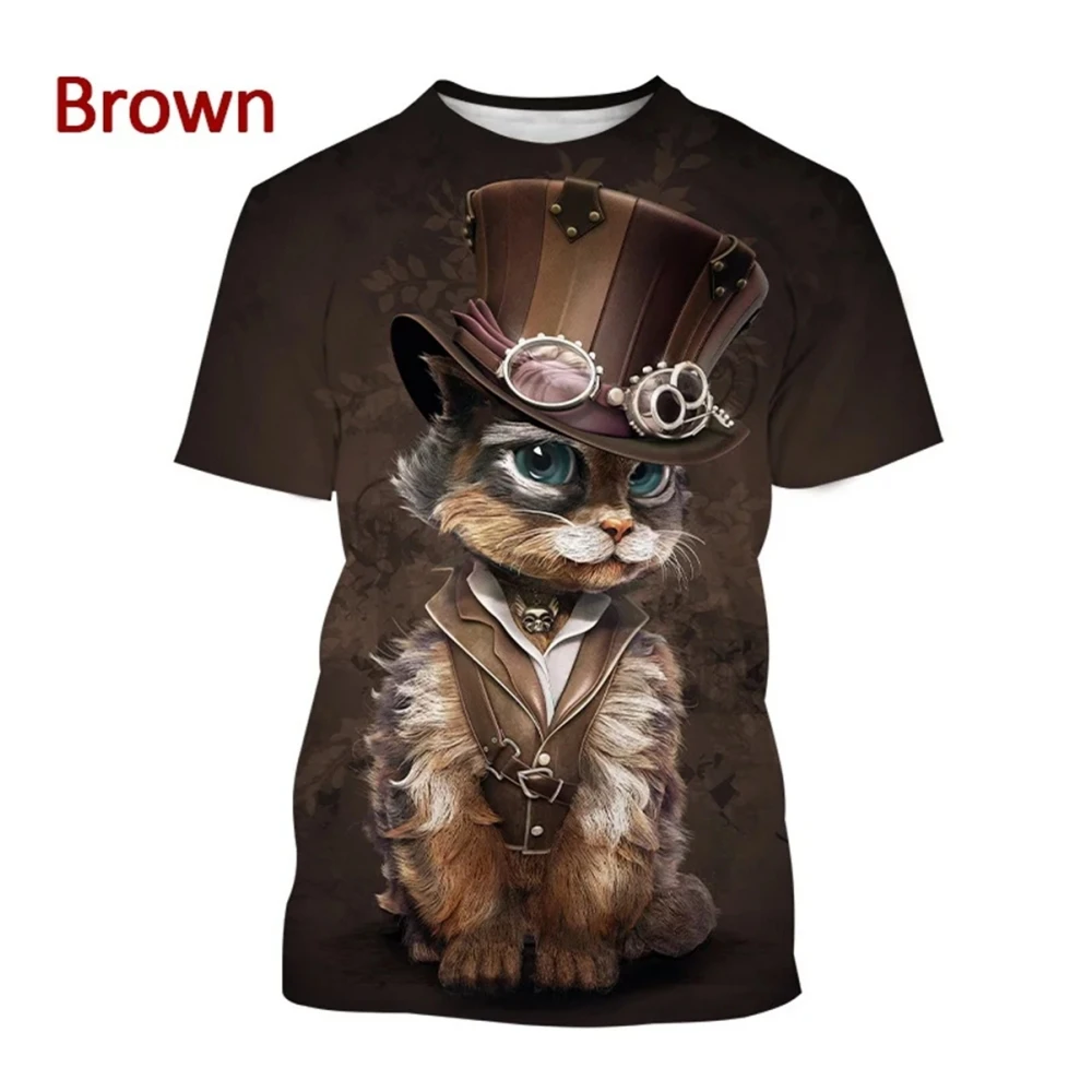 Cute Cat Men's T-Shirt Summer Round Neck Fashion Graphic T-Shirt for Men Women Hip Hop Animal Print Lightweight Men's Clothing
Cute Cat Men's T-Shirt Summer Round Neck Fashion Graphic T-Shirt for Men Women Hip Hop Animal Print Lightweight Men's Clothing