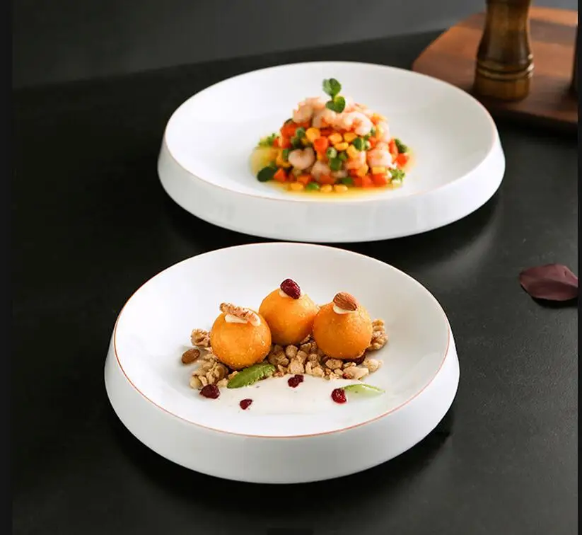 Белая керамическая тарелка в Пномпене, круглая тарелка для ужина, ресторанная посуда, десертные тарелки, миска для фруктового салата, декоративная
Белая керамическая тарелка в Пномпене, круглая тарелка для ужина, ресторанная посуда, десертные тарелки, миска для фруктового салата, декоративная