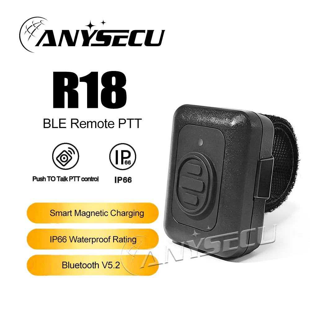 NEW R18 Wireless Hands-free PTT Controller for Android IOS Mobile Phone Low Energy for Zello Real-ptt Walkie Talkie Button
NEW R18 Wireless Hands-free PTT Controller for Android IOS Mobile Phone Low Energy for Zello Real-ptt Walkie Talkie Button