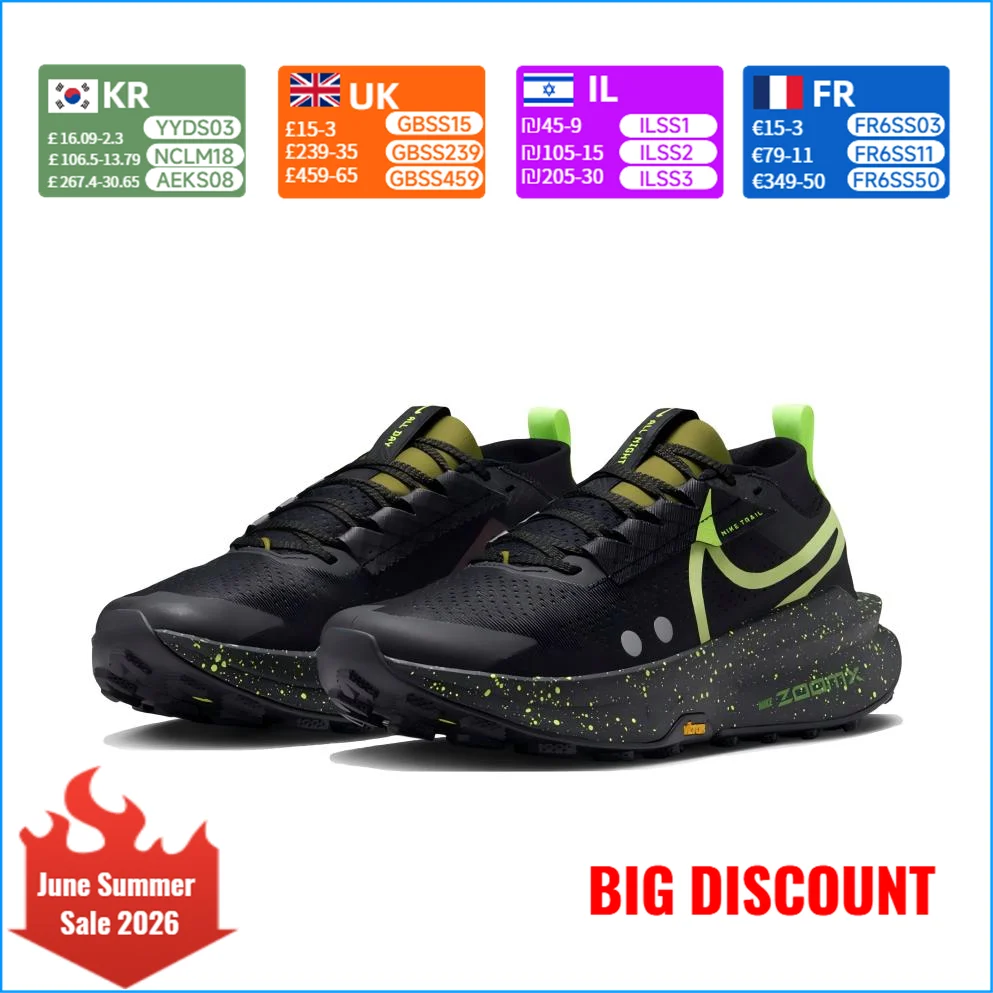 Nike ZOOMX ZEGAMA TRAIL 2 Men's Running Shoes - Slip-Resistant & Durable Classic Running Shoes FD5190-012
Nike ZOOMX ZEGAMA TRAIL 2 Men's Running Shoes - Slip-Resistant & Durable Classic Running Shoes FD5190-012