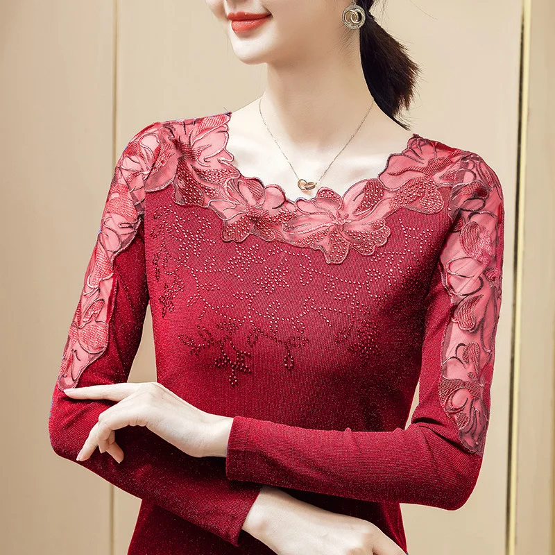 Women's Party Dresses Latin Dance Practice Long Sleeve Patchwork Embroidered Mesh Tops Hollow Out Lace Shirt Performance Tops
Women's Party Dresses Latin Dance Practice Long Sleeve Patchwork Embroidered Mesh Tops Hollow Out Lace Shirt Performance Tops