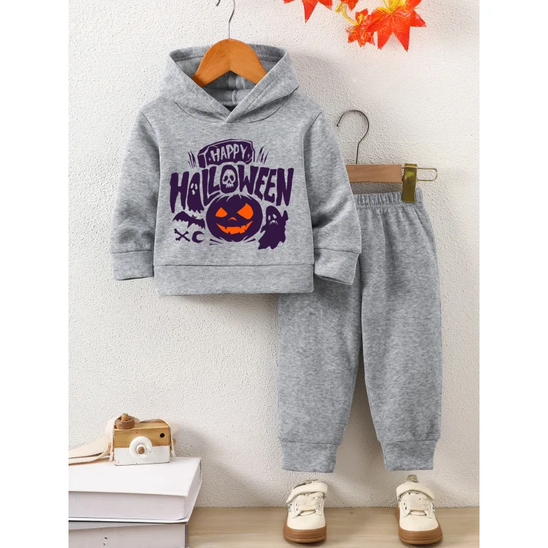 IURNXB Kids Happy Halloween комплект детской одежды из 2 предметов, детская толстовка с капюшоном, топ и штаны, спортивные костюмы, От 1 до 6 лет, весна-осень 
IURNXB Kids Happy Halloween комплект детской одежды из 2 предметов, детская толстовка с капюшоном, топ и штаны, спортивные костюмы, От 1 до 6 лет, весна-осень