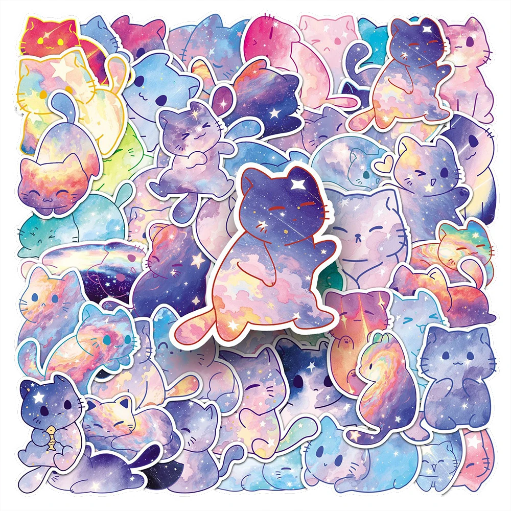 10/30/50pcs Cute Cartoon Rainbow Starry Sky Cat Aesthetic Stickers Decals DIY Laptop Phone Suitcase Decoration Sticker Kids Toys
10/30/50pcs Cute Cartoon Rainbow Starry Sky Cat Aesthetic Stickers Decals DIY Laptop Phone Suitcase Decoration Sticker Kids Toys