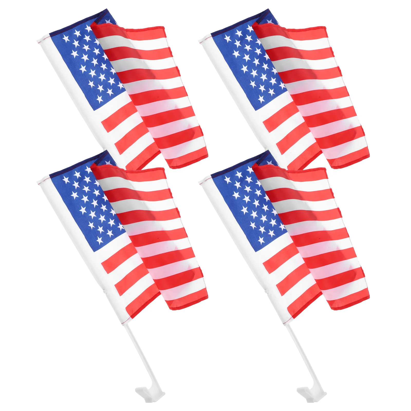 4 Pcs American Flag on Car for Window Flags Cars Truck Decals Trucks with Clip Handheld
4 Pcs American Flag on Car for Window Flags Cars Truck Decals Trucks with Clip Handheld