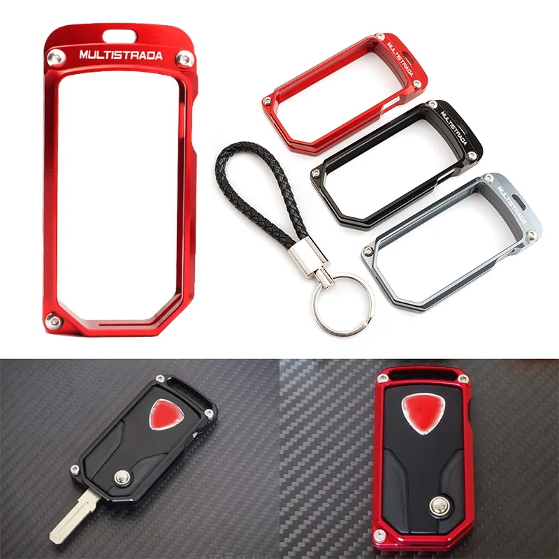 For DUCATI MTS1200 Multistrada 1200 2010-2024 2011 Accessories Motorcycle Key Remote Cover CNC Case Chain & Keychain Key Ring
For DUCATI MTS1200 Multistrada 1200 2010-2024 2011 Accessories Motorcycle Key Remote Cover CNC Case Chain & Keychain Key Ring