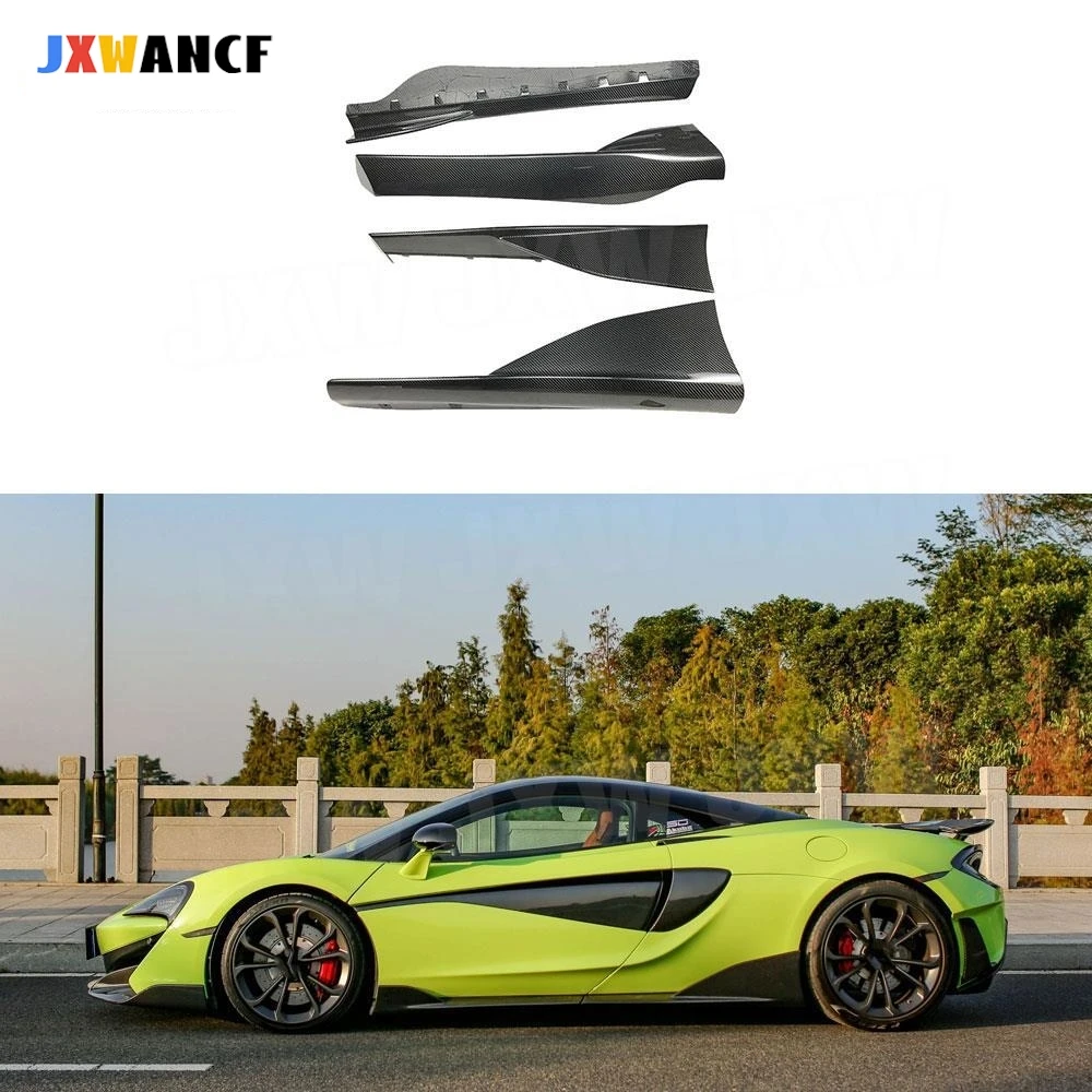 JXWANCF Dry Carbon Fiber Side Skirts Aprons For McLaren 540C 570S 570GT 600LT Side Bumper Chin Covers
JXWANCF Dry Carbon Fiber Side Skirts Aprons For McLaren 540C 570S 570GT 600LT Side Bumper Chin Covers