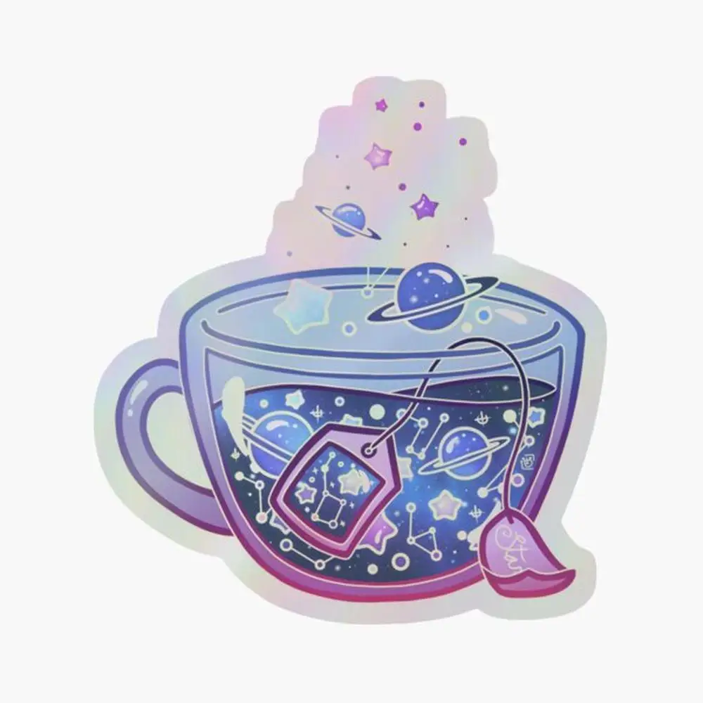 Голографическая наклейка Galaxy Tea для декора ноутбука, спальни, автомобиля, милый мультяшный арт, модный общественный чемодан
Голографическая наклейка Galaxy Tea для декора ноутбука, спальни, автомобиля, милый мультяшный арт, модный общественный чемодан