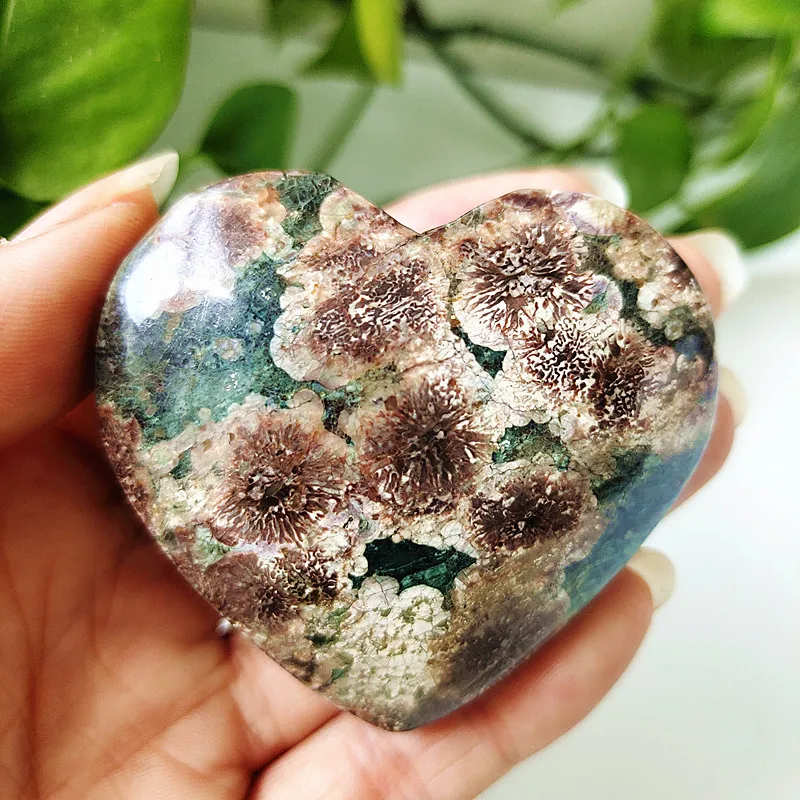 Natural Stone Green Cherry Blossom Plum Blossom The heart Stone Spiritual Meditation Treatment Stone Yoga Exercise Stone Eeng s
Natural Stone Green Cherry Blossom Plum Blossom The heart Stone Spiritual Meditation Treatment Stone Yoga Exercise Stone Eeng s