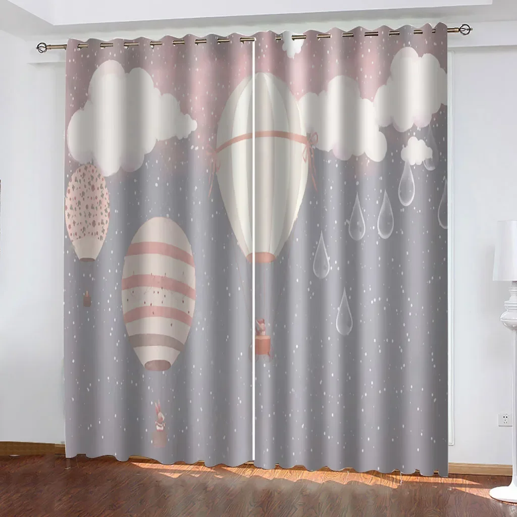 Shade Curtain 3D Cartoon Hot Air Balloon Curtains For Living Room 2 Elegant Pieces, Shading Window Curtain For Bedroom Decor
Shade Curtain 3D Cartoon Hot Air Balloon Curtains For Living Room 2 Elegant Pieces, Shading Window Curtain For Bedroom Decor