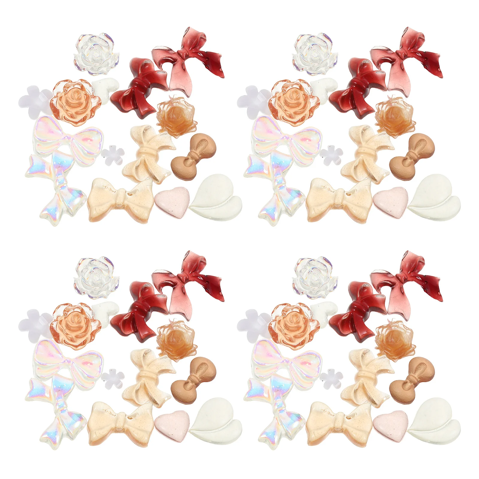 300Pcs Nail Art Charms Bowknot Style Resin Crystals Glossy Stones for Nails Handmade Decoration Trendy Nail Jewelry Accessories
300Pcs Nail Art Charms Bowknot Style Resin Crystals Glossy Stones for Nails Handmade Decoration Trendy Nail Jewelry Accessories