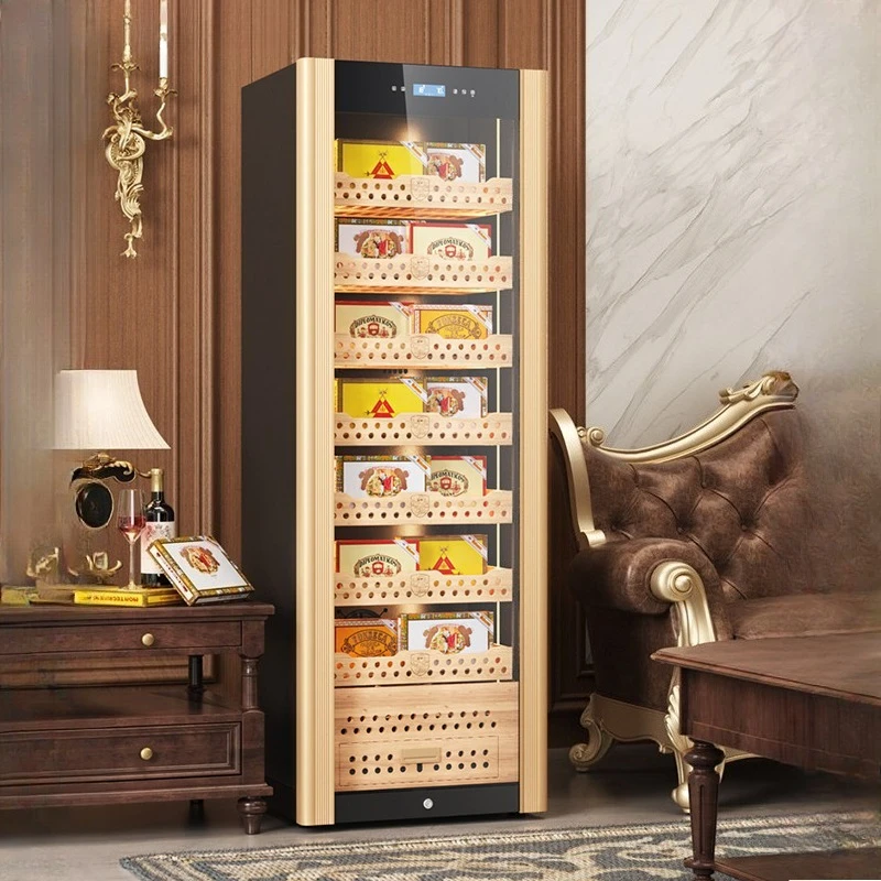 Modern High-End Cigar Cabinet Luxury Constant Temperature & Humidity Cedar Wood Humidifier Cabinet Creative Home Furniture FYCC
Modern High-End Cigar Cabinet Luxury Constant Temperature & Humidity Cedar Wood Humidifier Cabinet Creative Home Furniture FYCC