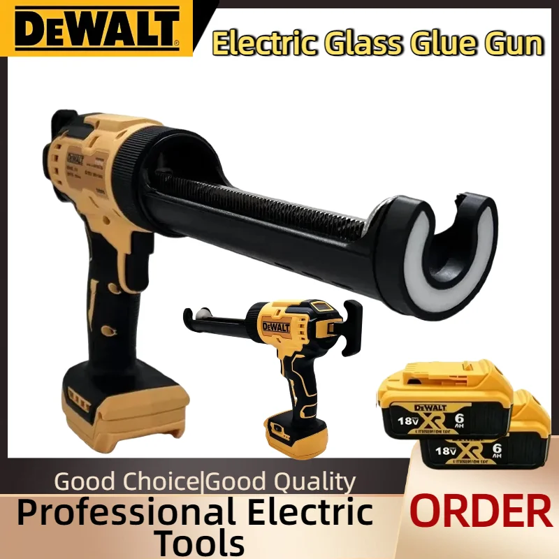 DeWalt Brushless Glue Gun Cordless, 6-Speed Adjustable Caulking Gun with LED Light for Sealant Adhesive Work
DeWalt Brushless Glue Gun Cordless, 6-Speed Adjustable Caulking Gun with LED Light for Sealant Adhesive Work