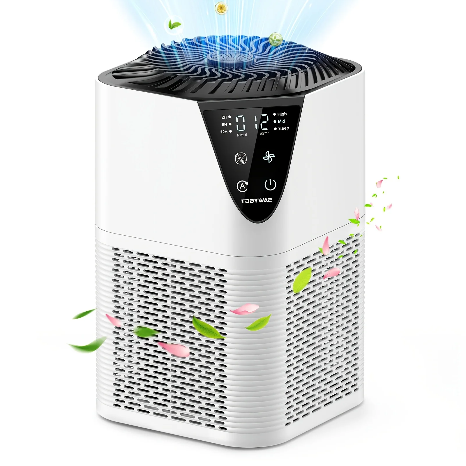 Air Purifiers for Large Rooms up to 1076 Sqft, H13 True HEPA Filter with Scented Sponge, 25dB Quiet Air Purifier for Bedrooms an
Air Purifiers for Large Rooms up to 1076 Sqft, H13 True HEPA Filter with Scented Sponge, 25dB Quiet Air Purifier for Bedrooms an