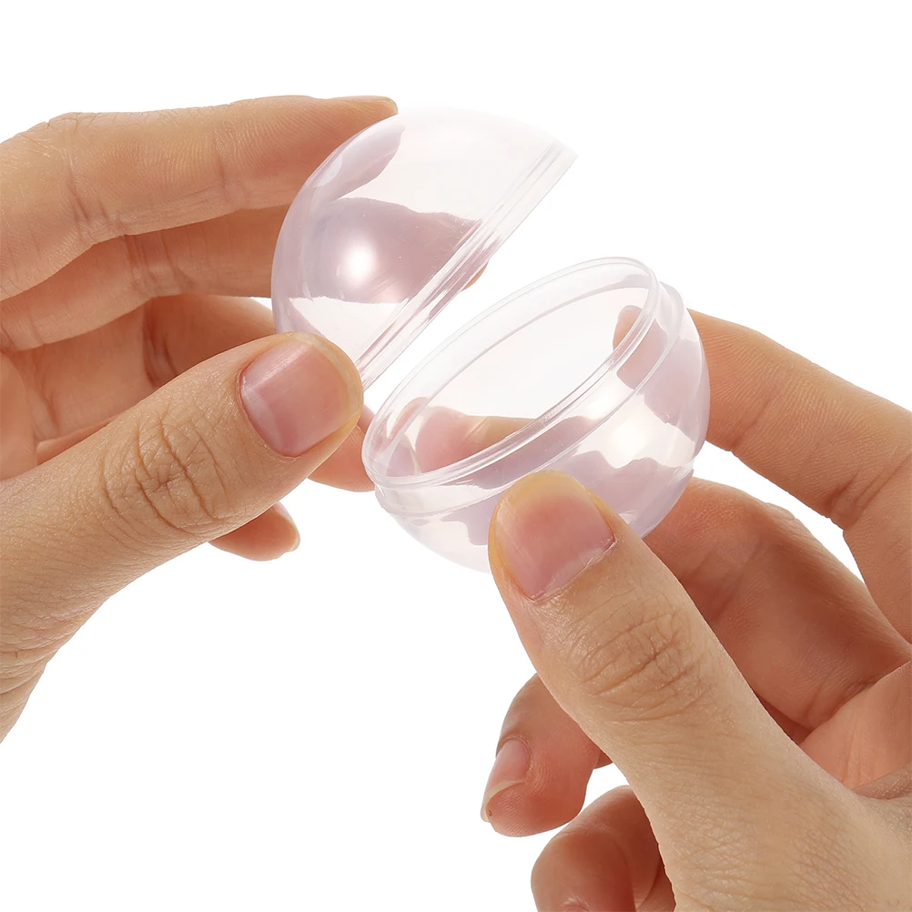 50 Pcs 60mm Clear Round Vending Machine Empty Capsules - New Material Toy Capsules for Toy Collection Storage & Display,Vending 
50 Pcs 60mm Clear Round Vending Machine Empty Capsules - New Material Toy Capsules for Toy Collection Storage & Display,Vending