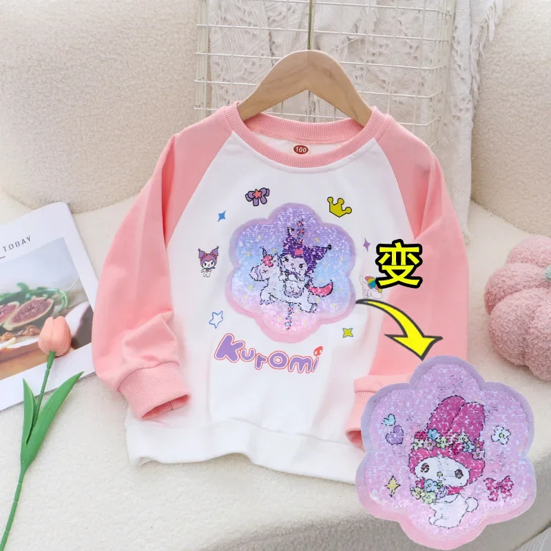 Sanrio My Melody Kuromi Anime Hoodie Girl Heart Cartoon Cute Children Autumn N Round Neck Long Sleeve T-Shirt Tide Gift for Kids
Sanrio My Melody Kuromi Anime Hoodie Girl Heart Cartoon Cute Children Autumn N Round Neck Long Sleeve T-Shirt Tide Gift for Kids