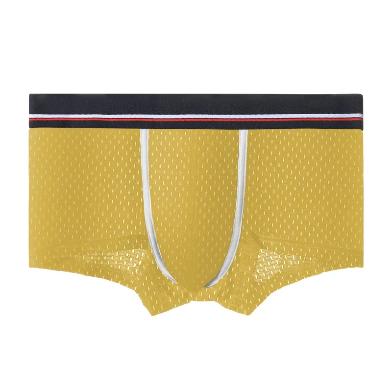 Мужские трусы-боксеры из ледяного шелка, сетчатые, летние, тонкие, дышащие, с U-образным вырезом, сексуальные, для студентов, 1 шт.
Мужские трусы-боксеры из ледяного шелка, сетчатые, летние, тонкие, дышащие, с U-образным вырезом, сексуальные, для студентов, 1 шт.