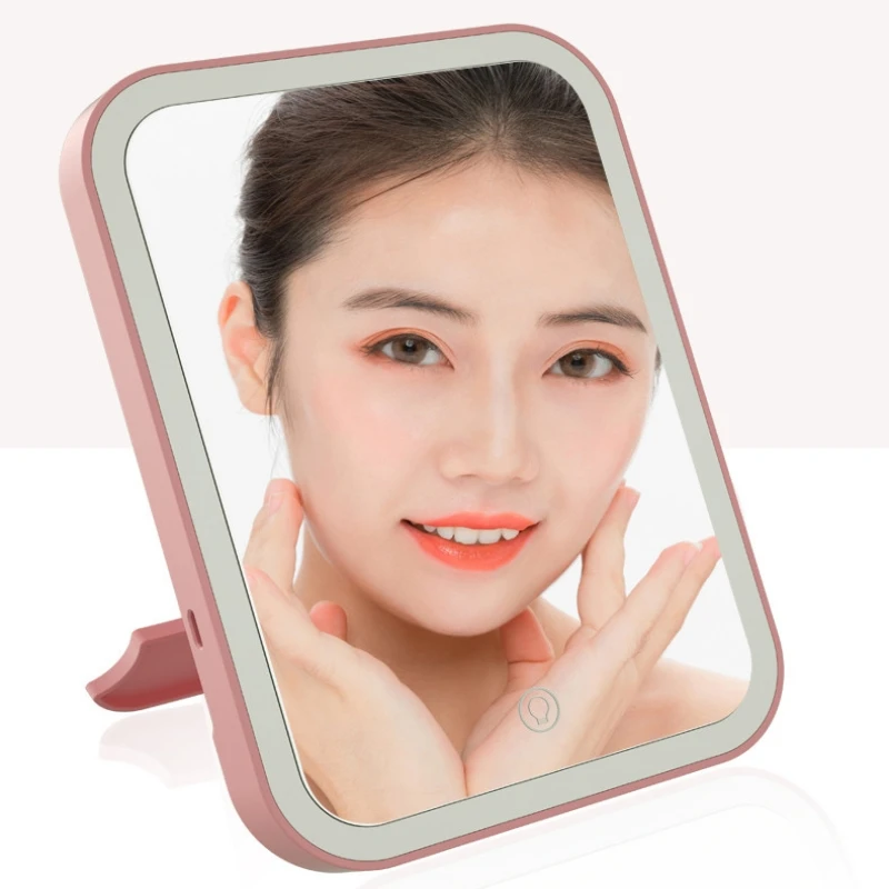 Led Square Cosmetic Mirror Three-Color Trigger Fill Light Internet Celebrity Portable High-Definition Smart Dimming Small Mirror
Led Square Cosmetic Mirror Three-Color Trigger Fill Light Internet Celebrity Portable High-Definition Smart Dimming Small Mirror