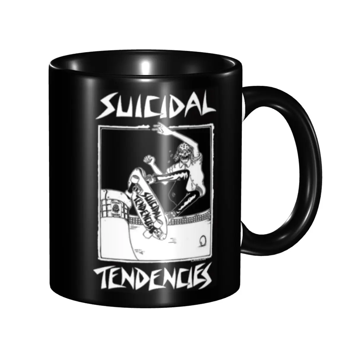 Customized Suicidals Tendencies Skull Black Metal Street Style Coffee Mugs DIY Ceramic Tea Milk Cups
Customized Suicidals Tendencies Skull Black Metal Street Style Coffee Mugs DIY Ceramic Tea Milk Cups