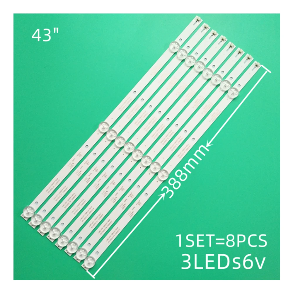 Светодиодная подсветка 43PFT4002 43DL4012N K430WDK3 K430WDC1 A1 A3 4708-K43WDC-A3113N11, 8 шт./лот
Светодиодная подсветка 43PFT4002 43DL4012N K430WDK3 K430WDC1 A1 A3 4708-K43WDC-A3113N11, 8 шт./лот