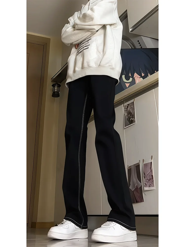 Denim Bla Knife Jeans Men's Spring Autumn American High Street Vibe Flared Trousers Slim Straight Leg Jeans
Denim Bla Knife Jeans Men's Spring Autumn American High Street Vibe Flared Trousers Slim Straight Leg Jeans