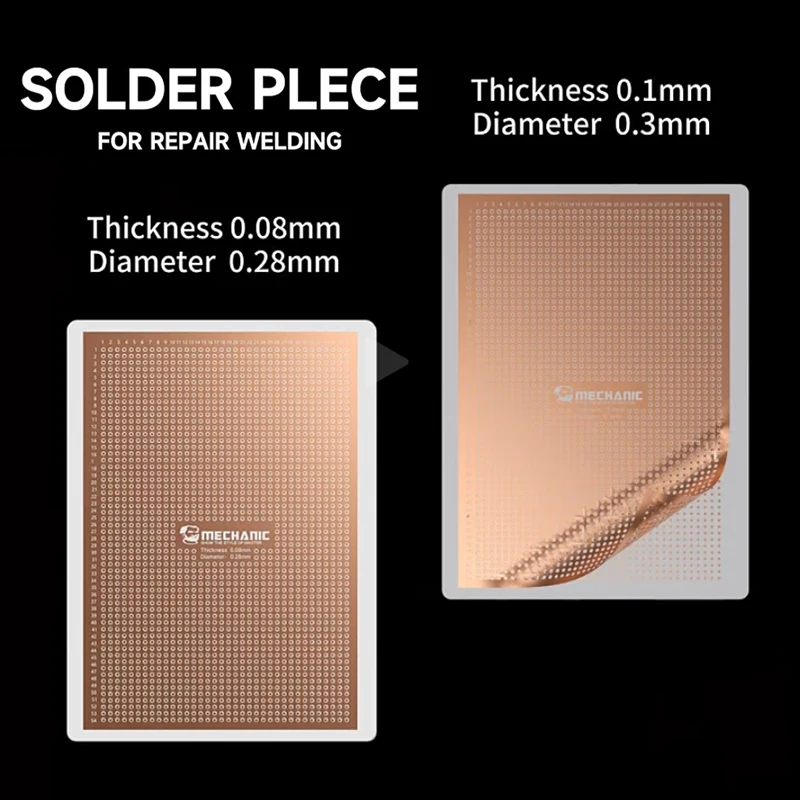 Mechanic Magic Tag3 Solder Piece for Motherboard Middle Layer Repair Quick Spot Repair for Phone Repair Tools
Mechanic Magic Tag3 Solder Piece for Motherboard Middle Layer Repair Quick Spot Repair for Phone Repair Tools