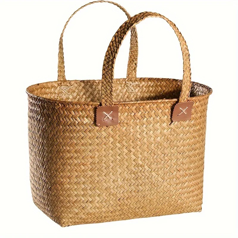 1 Unique European Woven Wicker Handbag With Artificial Leather Handle Multifunctional Storage Basket Suitable Storing Umbrellas,
1 Unique European Woven Wicker Handbag With Artificial Leather Handle Multifunctional Storage Basket Suitable Storing Umbrellas,