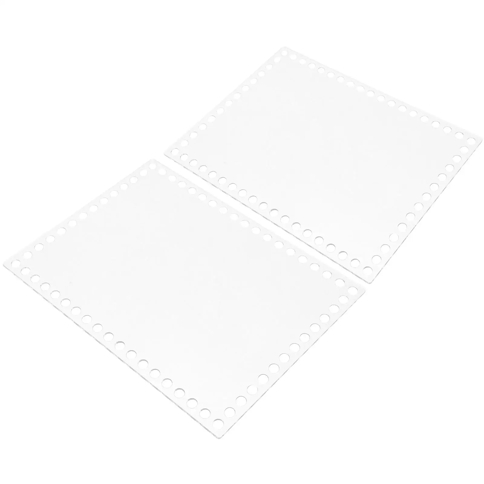 2PCS Acrylic Transparent Sheet Sturdy Weaving Tools Lightweight Compact Reusable DIY Accessories Crochet Board Sewing Supplies
2PCS Acrylic Transparent Sheet Sturdy Weaving Tools Lightweight Compact Reusable DIY Accessories Crochet Board Sewing Supplies