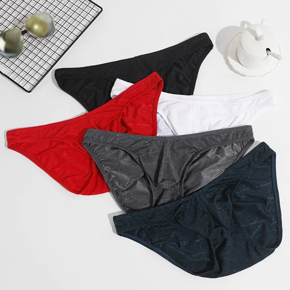 Men Silky Panties Ice Silk Shorts Underclothes Low-Rise Solid Lingerie Beachwear Swimwear Underwear Breathable Briefs
Men Silky Panties Ice Silk Shorts Underclothes Low-Rise Solid Lingerie Beachwear Swimwear Underwear Breathable Briefs