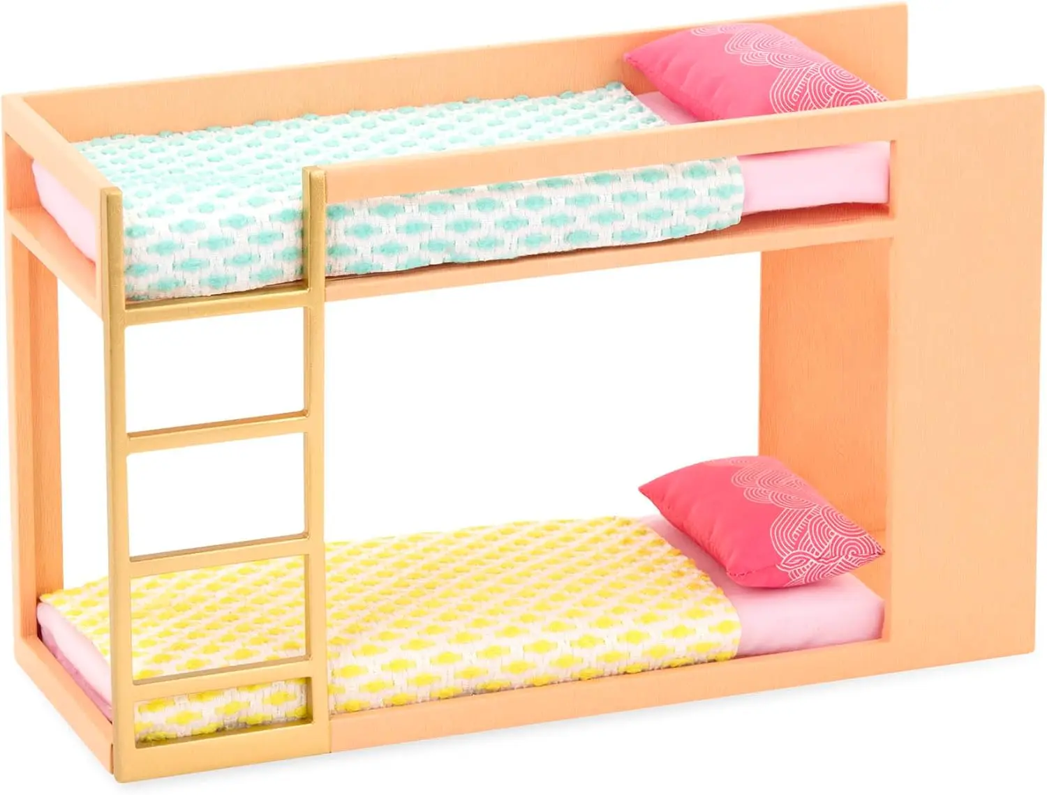 Mini Doll Bunk Bed Set – Bedroom Furniture for 6-Inch Dolls – Includes Mattresses, Pillows & Blankets
Mini Doll Bunk Bed Set – Bedroom Furniture for 6-Inch Dolls – Includes Mattresses, Pillows & Blankets