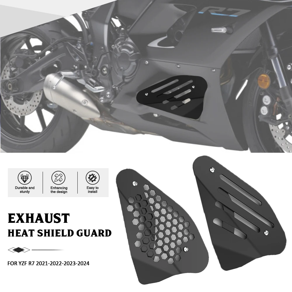 For Yamaha YZF R7 2021-2022-2023-2024 Motorcycle Accessories Aluminium Front Exhaust Pipe Engine Guard Grille Cover Protection
For Yamaha YZF R7 2021-2022-2023-2024 Motorcycle Accessories Aluminium Front Exhaust Pipe Engine Guard Grille Cover Protection