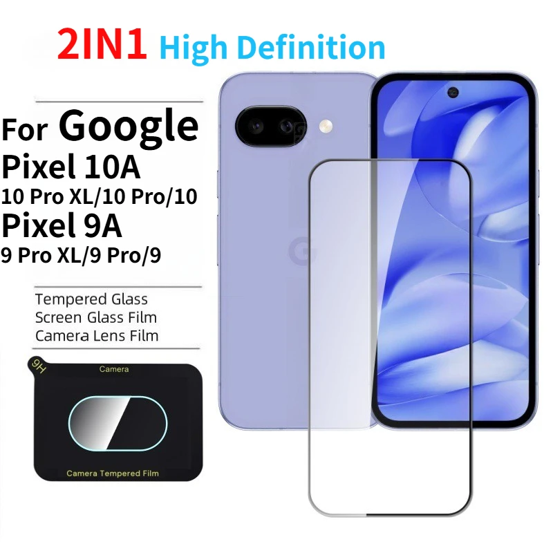 2in1 Tempered Glass Full Cover Screen Lens Protect Flim For Google Pixel 10/9A Pro XL 8A Pro HD Scratch-resistant Protector Flim
2in1 Tempered Glass Full Cover Screen Lens Protect Flim For Google Pixel 10/9A Pro XL 8A Pro HD Scratch-resistant Protector Flim