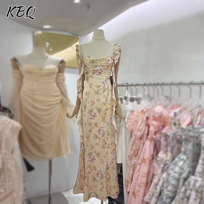 KBQ Hit Color Printing Slimming Dresses for Women Square Collar Sleeveless High Wiast Temperament Dress Female Fashion Style New
KBQ Hit Color Printing Slimming Dresses for Women Square Collar Sleeveless High Wiast Temperament Dress Female Fashion Style New