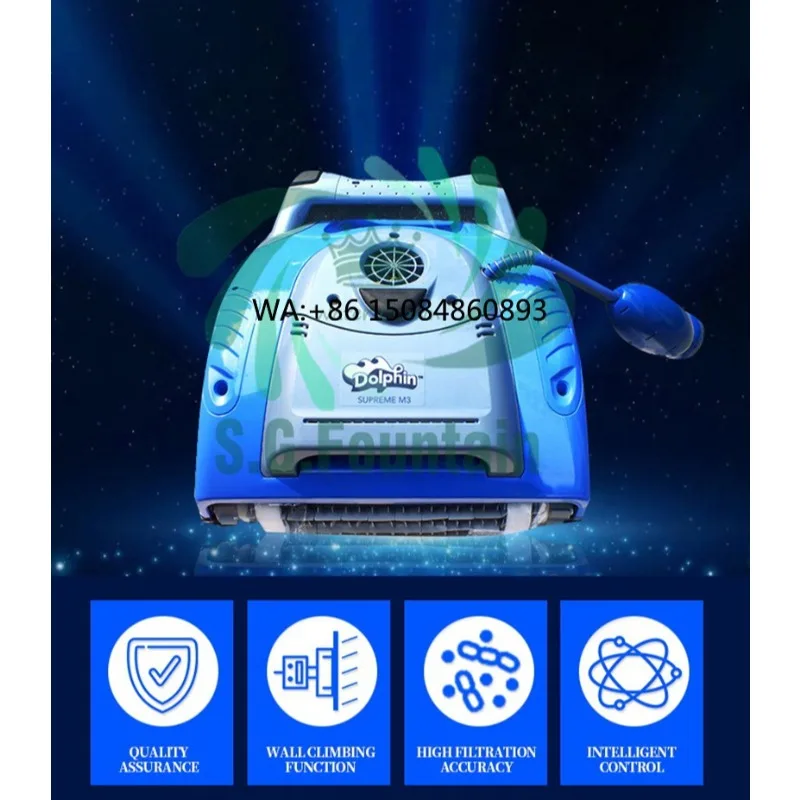 Gardeninggardening ToolsHot Sale Water M200 Automatic Robotic Pool Cleaner Smart Navigation Wall Climbing Filter Suction 3
Gardeninggardening ToolsHot Sale Water M200 Automatic Robotic Pool Cleaner Smart Navigation Wall Climbing Filter Suction 3