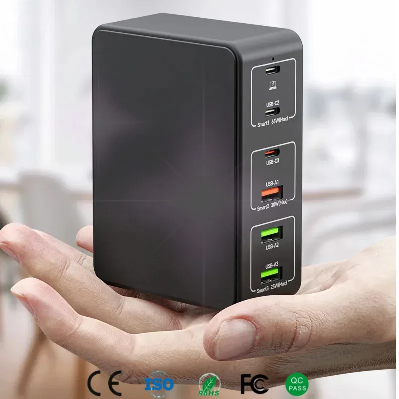 НОВОЕ быстрое зарядное устройство Gan Fast Charge 3.0 USB C, мобильное 6-портовое зарядное устройство, удобное для переноски зарядное устройство для планшета, белый/черный
НОВОЕ быстрое зарядное устройство Gan Fast Charge 3.0 USB C, мобильное 6-портовое зарядное устройство, удобное для переноски зарядное устройство для планшета, белый/черный