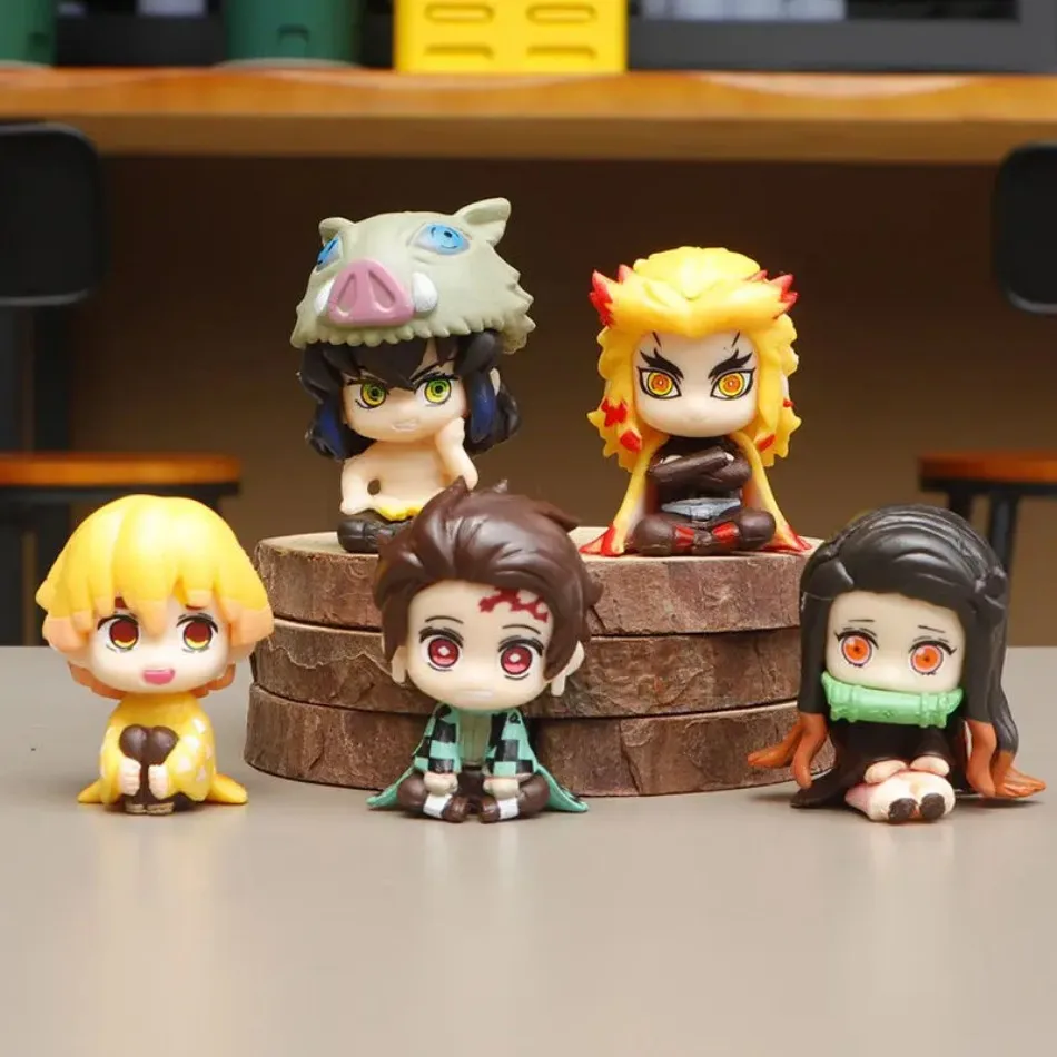 Q Version Demon Slayer Action Figure, Sitting Ghost Doll, Tanjiro, Nidouzi, Inosuke, Zenizu Movie Model Toys, 4-15 pcs, set
Q Version Demon Slayer Action Figure, Sitting Ghost Doll, Tanjiro, Nidouzi, Inosuke, Zenizu Movie Model Toys, 4-15 pcs, set