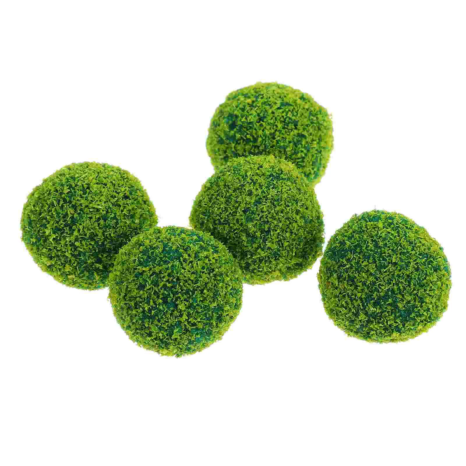 5 Pcs Sand Table Model Round Artificial Plant Balls Grass Flower Plants Hanging Topiary Miniature Faux Green Holiday Sphere
5 Pcs Sand Table Model Round Artificial Plant Balls Grass Flower Plants Hanging Topiary Miniature Faux Green Holiday Sphere