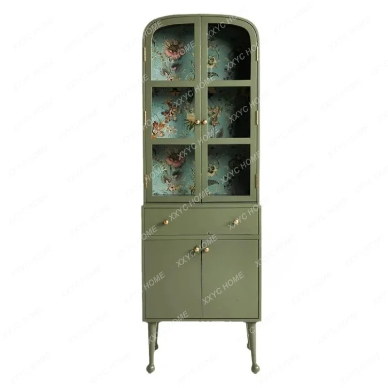 Solid Wood Glass Side Cabinet Double Door Against The Wall High Locker Wine Cabinet Entrance Foyer
Solid Wood Glass Side Cabinet Double Door Against The Wall High Locker Wine Cabinet Entrance Foyer