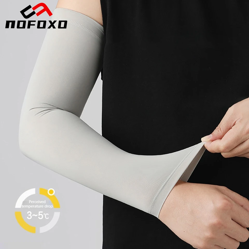 NOFOXO Summer UPF50+ Sun Protection Arm Sleeves Ice Silk Cycling Breathable Outdoor Sports Travel Running Fitness Sleeves
NOFOXO Summer UPF50+ Sun Protection Arm Sleeves Ice Silk Cycling Breathable Outdoor Sports Travel Running Fitness Sleeves