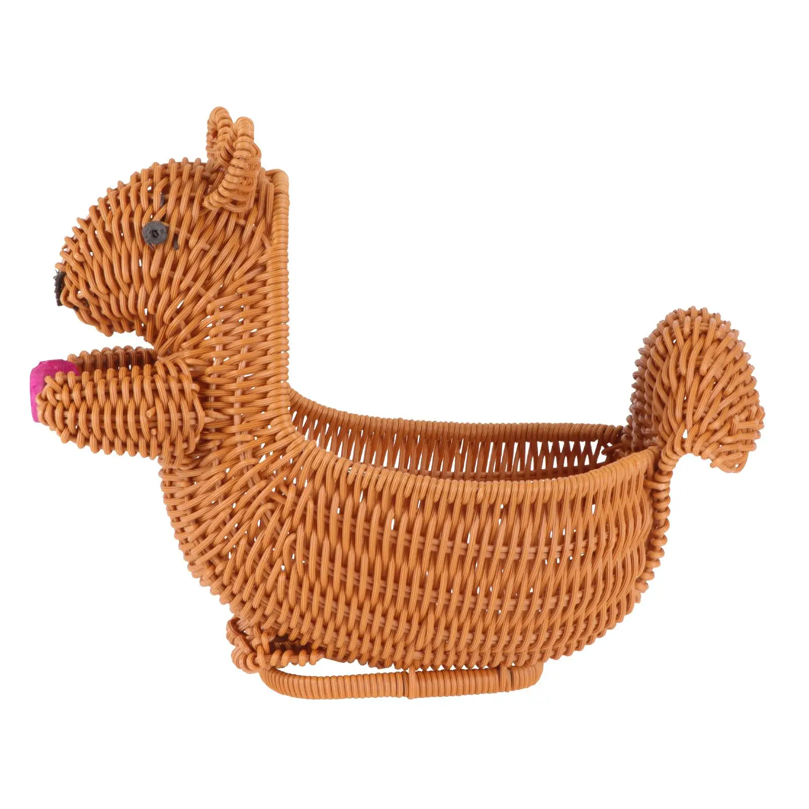 Squirrel Fruit Basket Large Size Brown Random Accessories Perfect for Bread Snack Vegetable Storage Woven Rattan Kitchen Bar Use
Squirrel Fruit Basket Large Size Brown Random Accessories Perfect for Bread Snack Vegetable Storage Woven Rattan Kitchen Bar Use