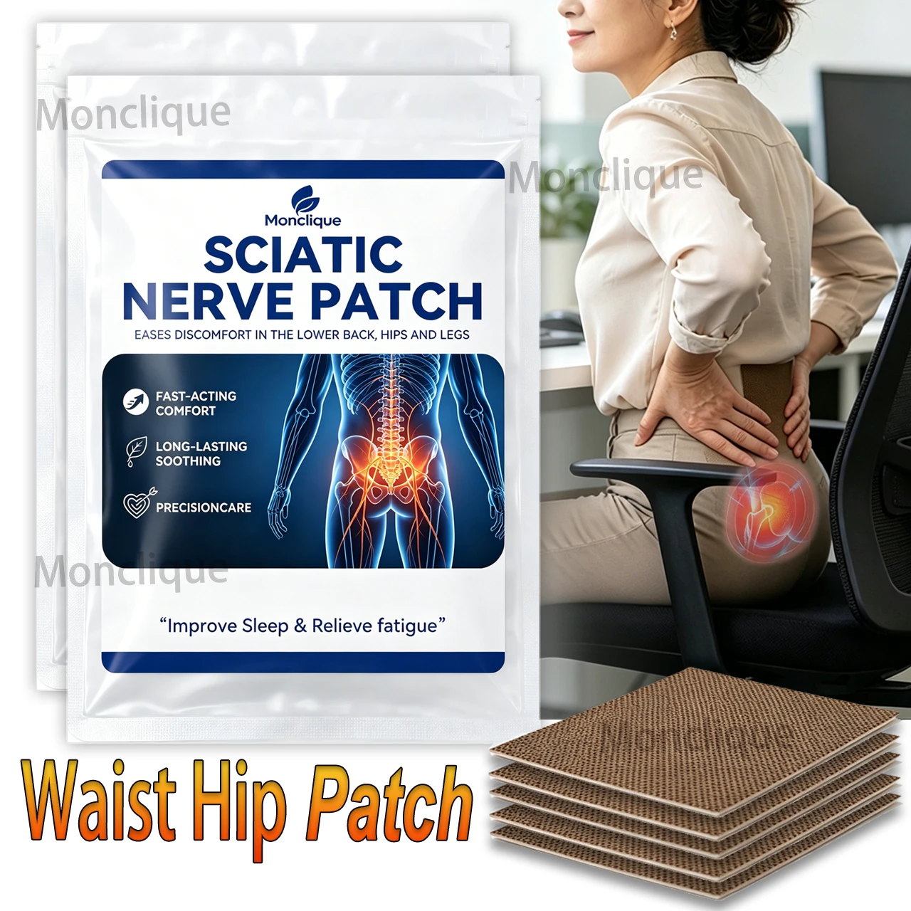 10/50/100pcs Portable Waist Hip Heating Patch, Suitable for Neck, Shoulders, Back, Knees, Abdomen Warm Heating
10/50/100pcs Portable Waist Hip Heating Patch, Suitable for Neck, Shoulders, Back, Knees, Abdomen Warm Heating