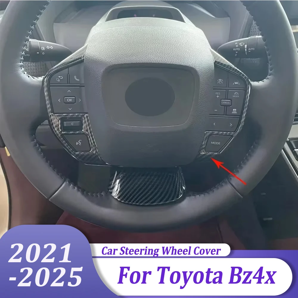 Steering Wheel Protective Cover Trim Sticker Car Styling Accessories For Toyota Bz4x 2021 2022 2023 2024 2025
Steering Wheel Protective Cover Trim Sticker Car Styling Accessories For Toyota Bz4x 2021 2022 2023 2024 2025