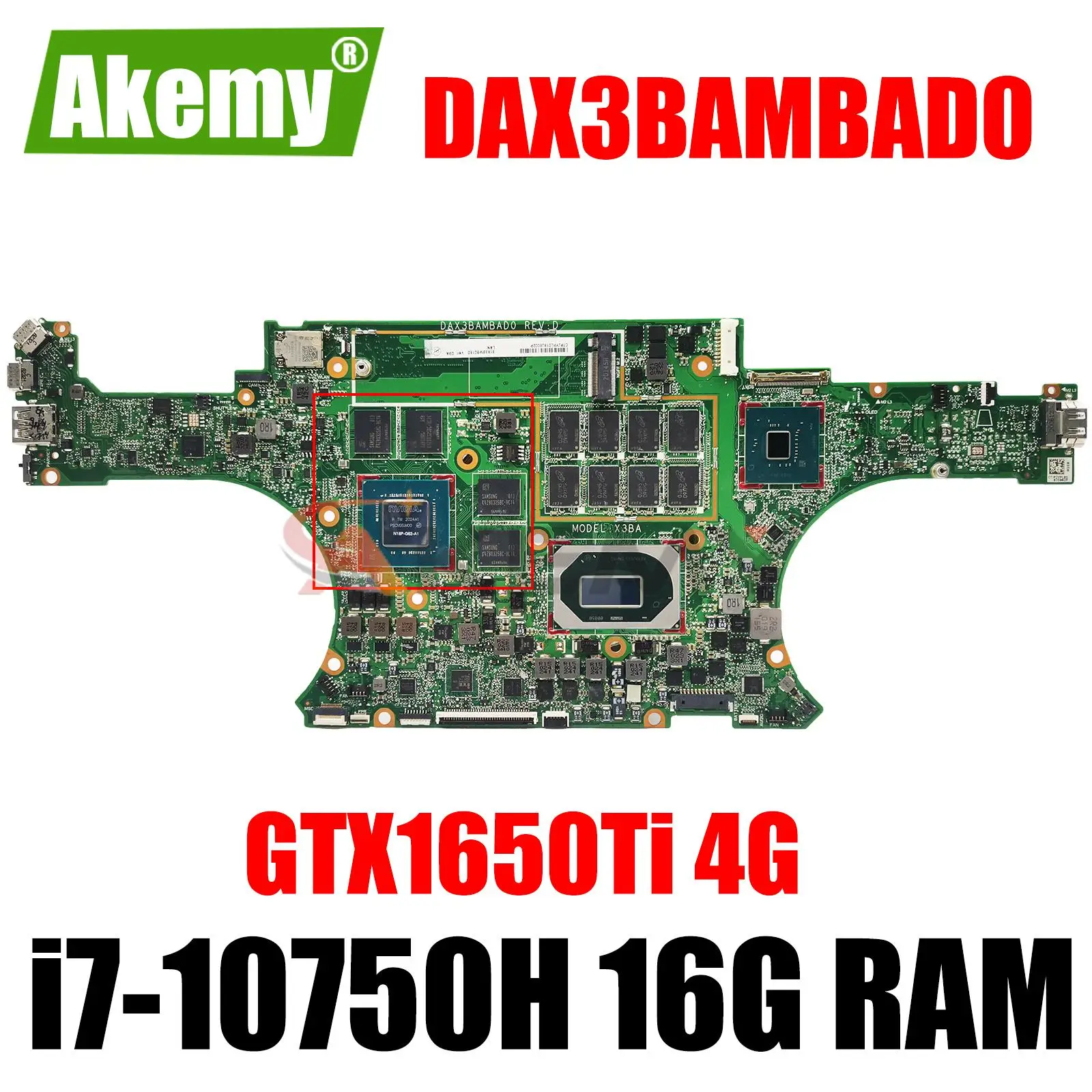 L95648-601 L95648-001 M04100-601 DAX3BAMBAD0 For HP Spectre X360 15-EB Motherboard i7-10750H 8G/16G RAM GTX1650Ti 4G
L95648-601 L95648-001 M04100-601 DAX3BAMBAD0 For HP Spectre X360 15-EB Motherboard i7-10750H 8G/16G RAM GTX1650Ti 4G