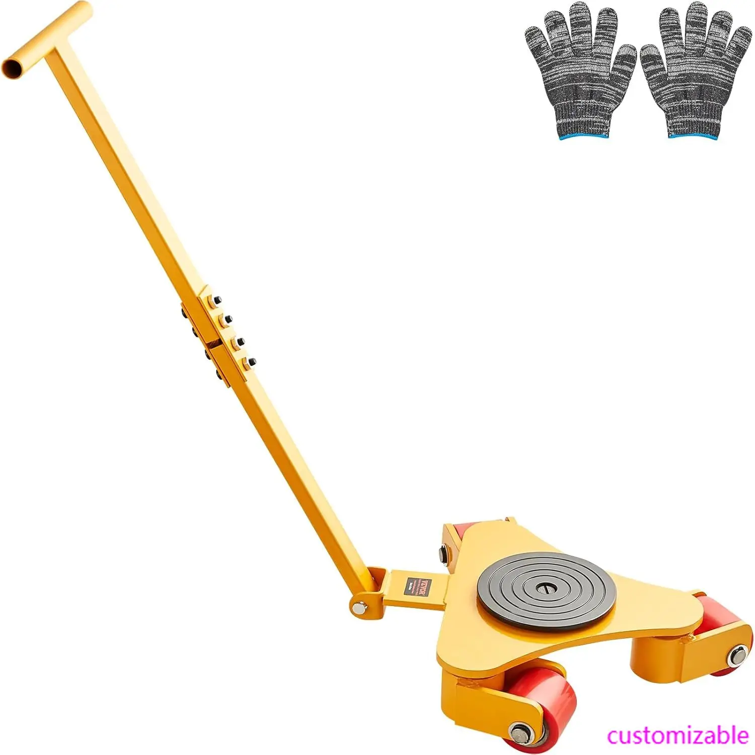 Machinery Skate Dolly, 6614 LBS/3T Industrial Machinery Mover with Handle, Carbon Steel Machinery Moving Skate , Workshop
Machinery Skate Dolly, 6614 LBS/3T Industrial Machinery Mover with Handle, Carbon Steel Machinery Moving Skate , Workshop