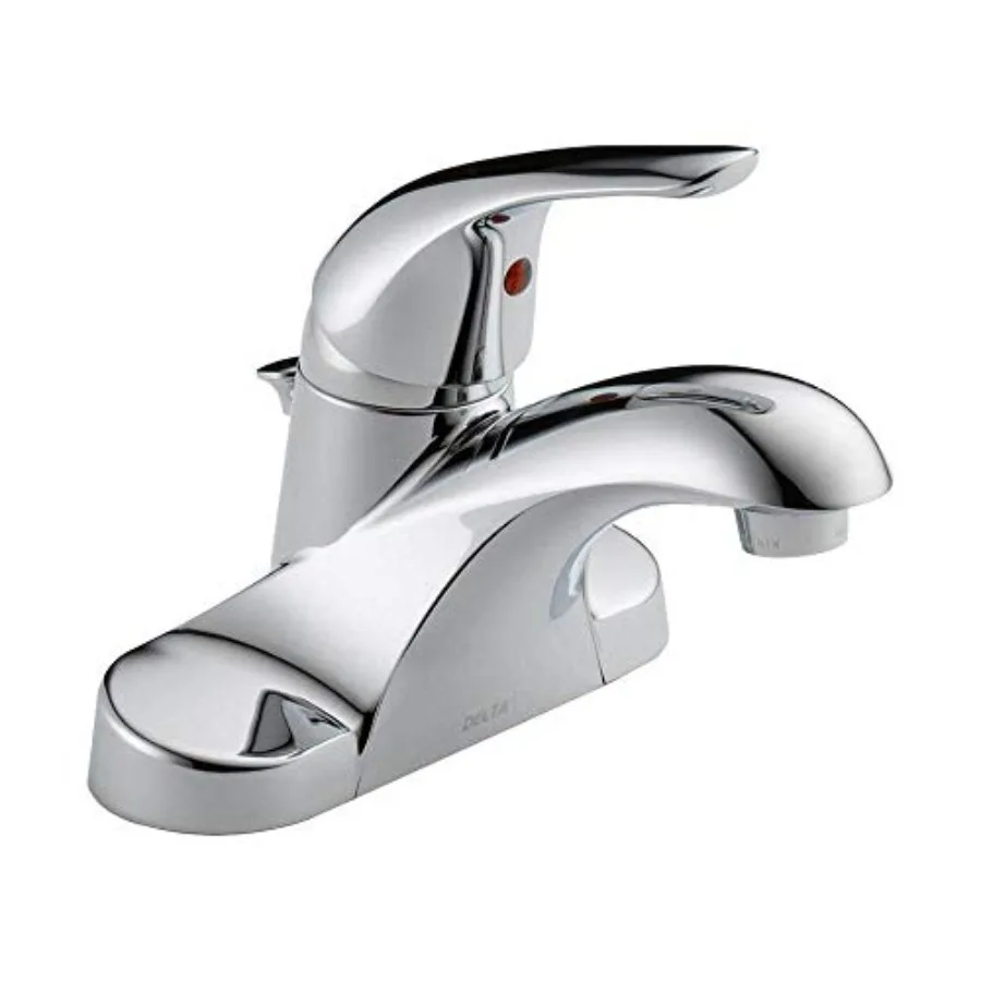 Faucet B510LF-PPU-ECO Single Handle Center Set Lavatory Faucet, Chrome
Faucet B510LF-PPU-ECO Single Handle Center Set Lavatory Faucet, Chrome