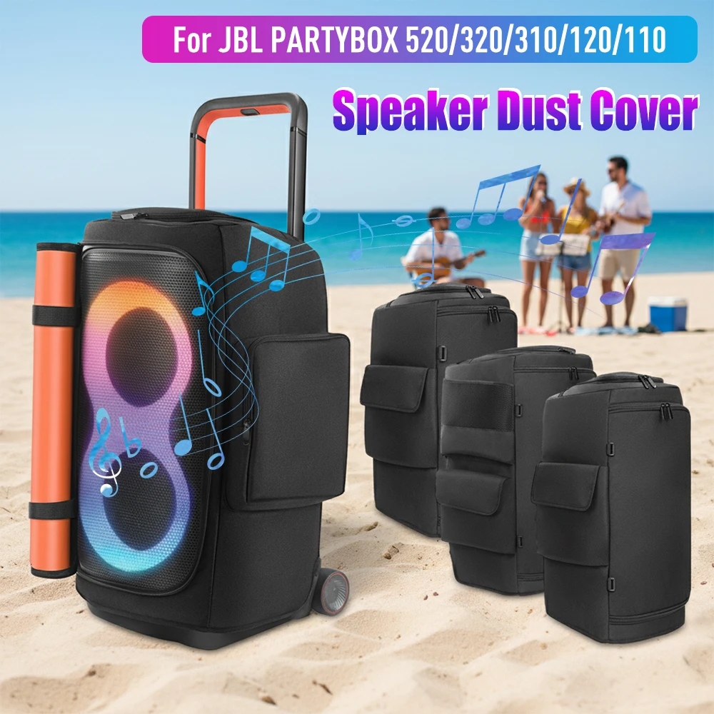 Portable Speaker Dust Case with Mic Pocket Double-Sided Speaker Storage Bag for JBL PARTYBOX 520/320/310/120/110 Storage Bag
Portable Speaker Dust Case with Mic Pocket Double-Sided Speaker Storage Bag for JBL PARTYBOX 520/320/310/120/110 Storage Bag