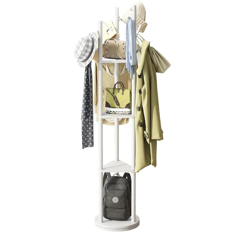 Bamboo Rotary Coat Ra Freestanding Coat Tree With 3 Sections And 8 Hooks Easy To Assemble Coat Hanger Stand For Bedroom Office
Bamboo Rotary Coat Ra Freestanding Coat Tree With 3 Sections And 8 Hooks Easy To Assemble Coat Hanger Stand For Bedroom Office