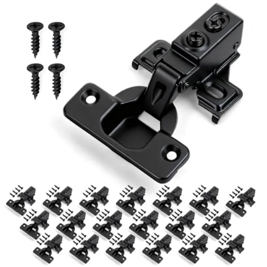0 Pair Soft Close Cabinet Hinges, 1/2 Overlay Soft Close Hinges for Kitchen Cabinet, Stainless Steel, Built-in Damper, 100 Degr
0 Pair Soft Close Cabinet Hinges, 1/2 Overlay Soft Close Hinges for Kitchen Cabinet, Stainless Steel, Built-in Damper, 100 Degr
