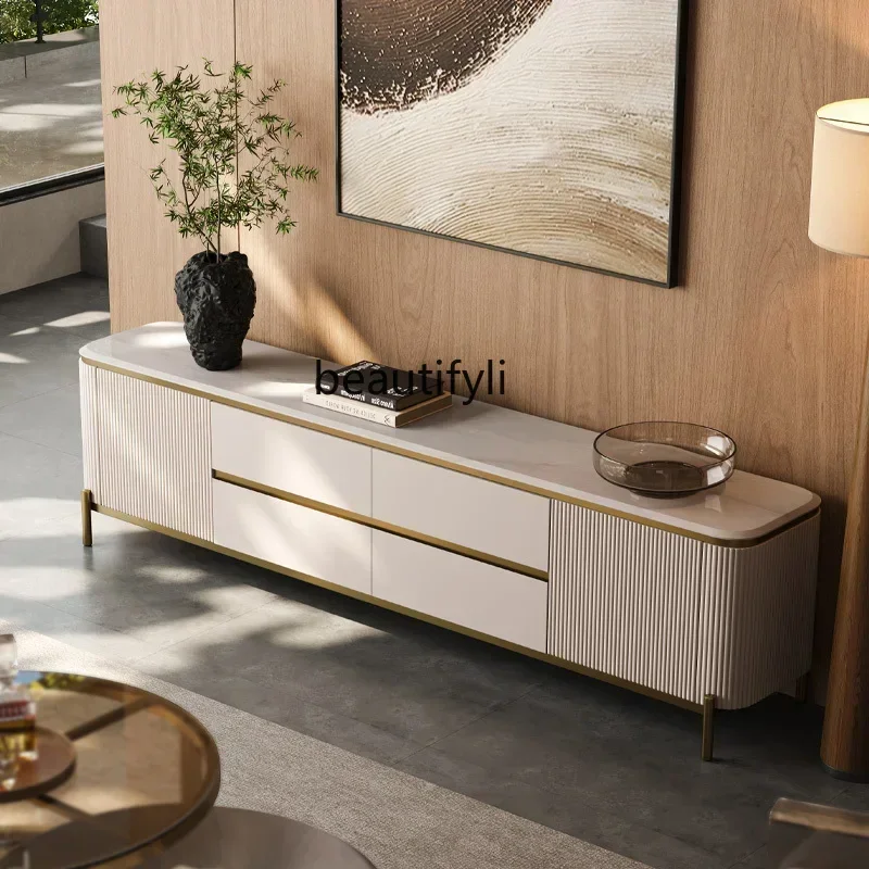 cqyItalian light luxury natural marble TV cabinet coffee table household living room modern high-end designer villa floor cabine
cqyItalian light luxury natural marble TV cabinet coffee table household living room modern high-end designer villa floor cabine
